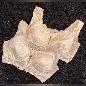 Lace Women's Bralette - Cream (BUNDLE OF TWO)